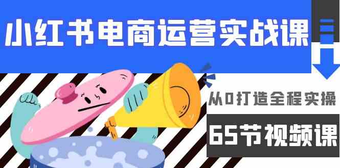 （9724期）小红书电商运营实战课，​从0打造全程实操（65节视频课）