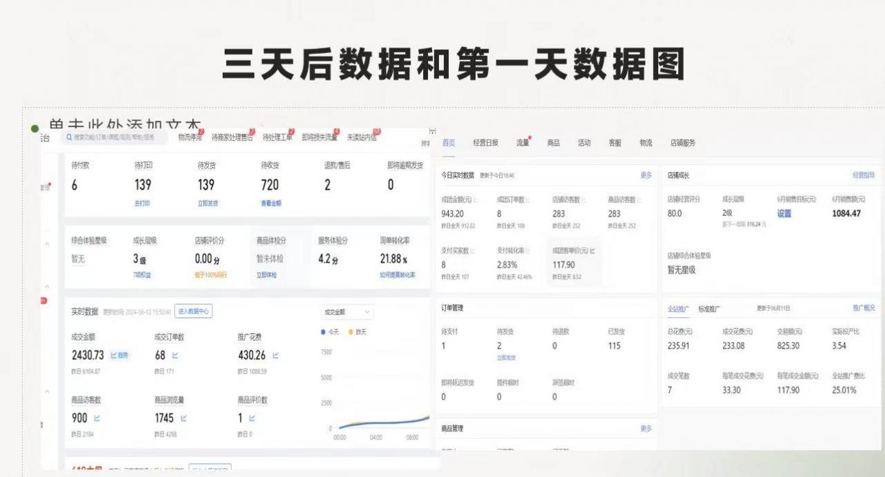 最新拼多多项目日入4000 两天销量过百单，无学费、老运营代操作、小白福利